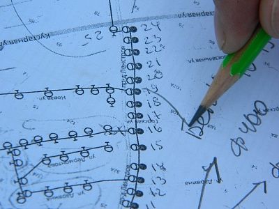 Определение объемов фактически выполненных работ систем наружного освещения