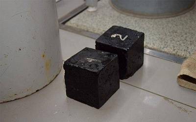 Испытание литого асфальтобетона по ГОСТ