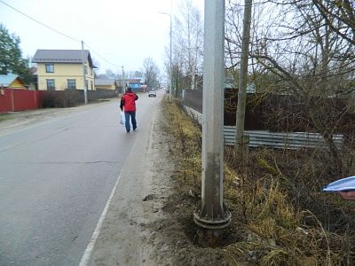 Фотофиксация качества выполненных работ систем наружного освещения